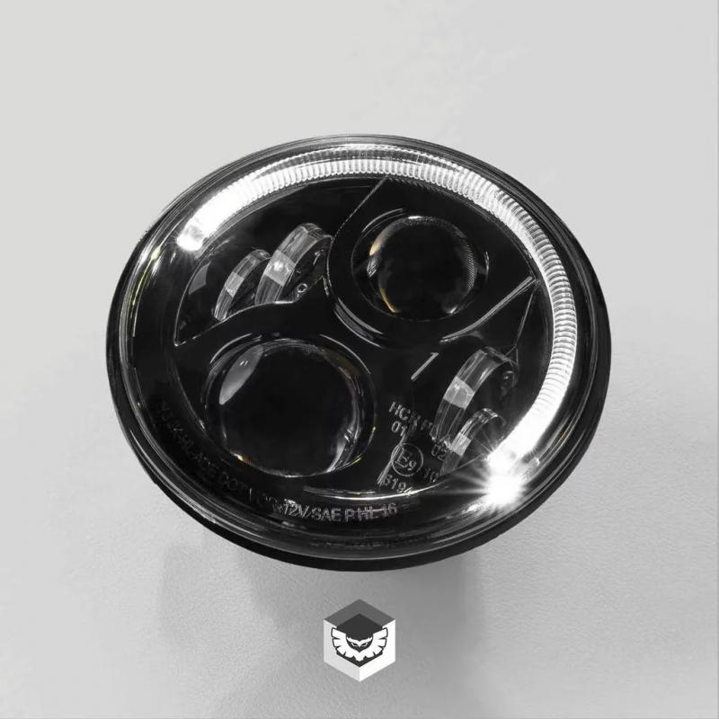 STEDI 7Inch Carbon LED Headlight - Black (5700K)